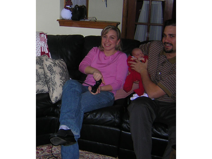 Me with my soon to be God Parents!