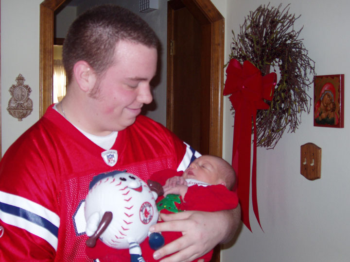 Me with Uncle Patrick!